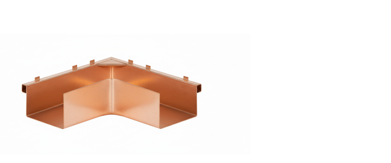 Zur Kategorie Kupfer Kastenwinkel Außeneck wechseln