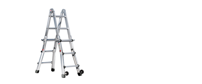 Zur Kategorie Nr. 31621 Vario-Klappleiter PREMIUM mit Rollen wechseln