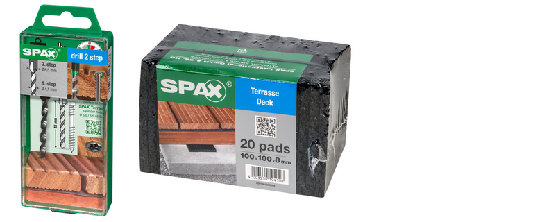 Zur Kategorie SPAX Terrassenbau-Zubehör wechseln