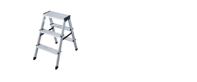 Zur Kategorie Nr. 619 Stufenstehleiter beidseitig begehbar wechseln