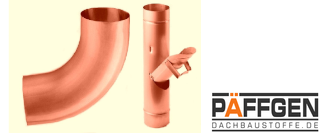 Zur Kategorie Kupfer-Fallrohr rund Zubehör wechseln