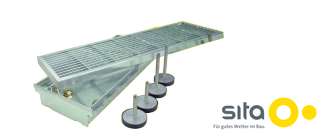 Zur Kategorie SitaDrain Kastenrinne Höheneinstellset wechseln