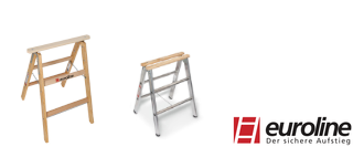 Zur Kategorie euroline Arbeitsböcke Alu & Holz wechseln