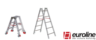 Zur Kategorie Stehleitern beids. begehbar wechseln