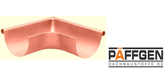 Zur Kategorie Kupfer-Rinnenwinkel halbrund wechseln