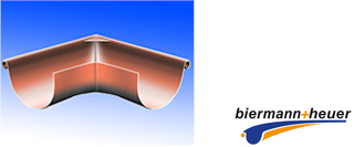 Zur Kategorie Zink Rinnenwinkel halbrund wechseln