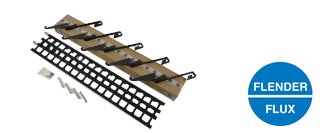 Zur Kategorie FLENDER Schneefanggitter 20cm Komplettset wechseln