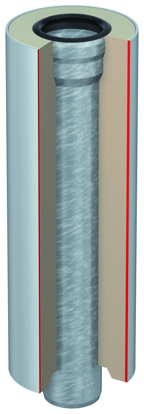 VBR Verbundrohr m.Muffe