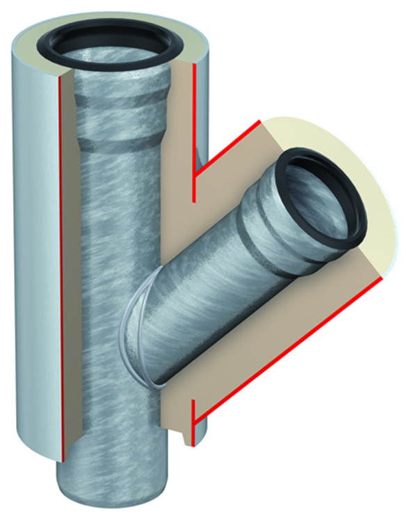 Verbundrohr-Red.-Abzweig