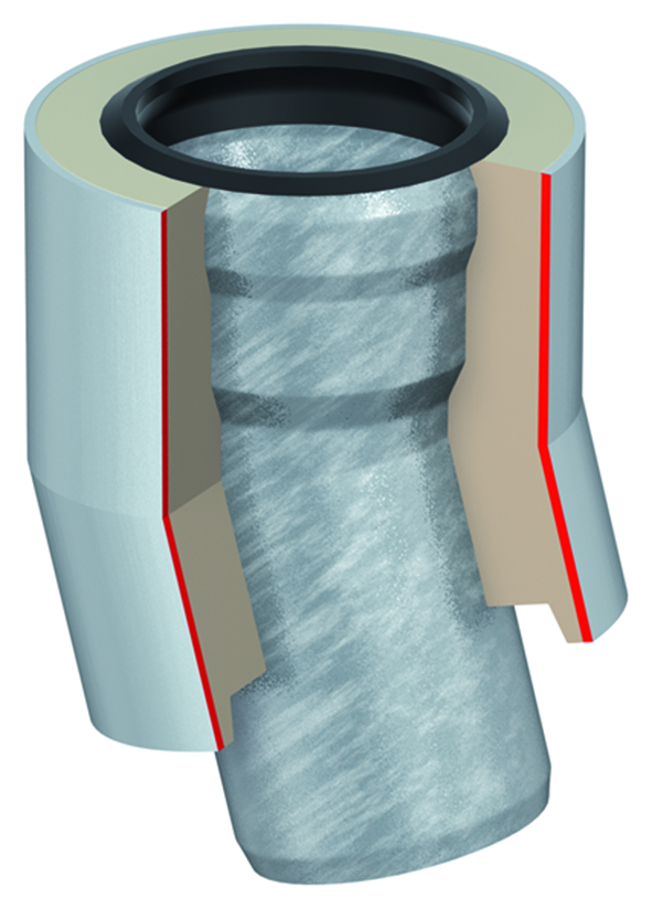 Verbundrohrbogen 88°