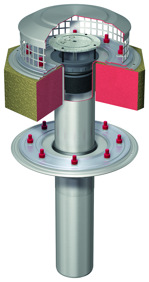 Brandsch.-Dachablauf 90°