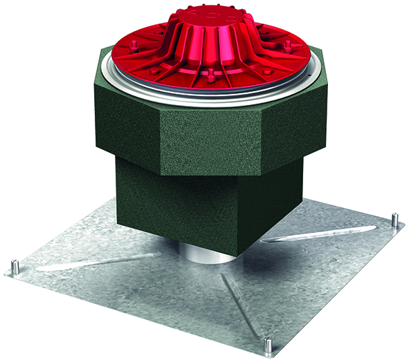 Brandsch.-Dachablauf 90°