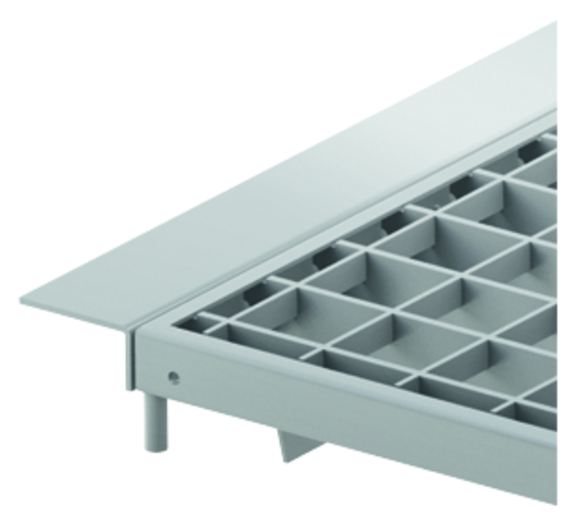 Abdeckrost-Adapterwinkel m. Bef.