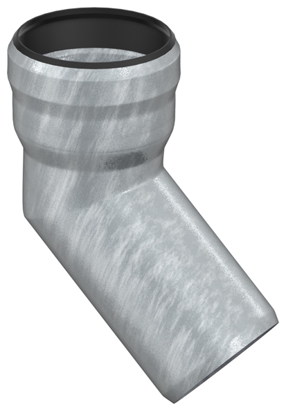 Rohrbogen 45° m.Muffe
