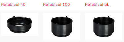 Notablaufstutzen 100