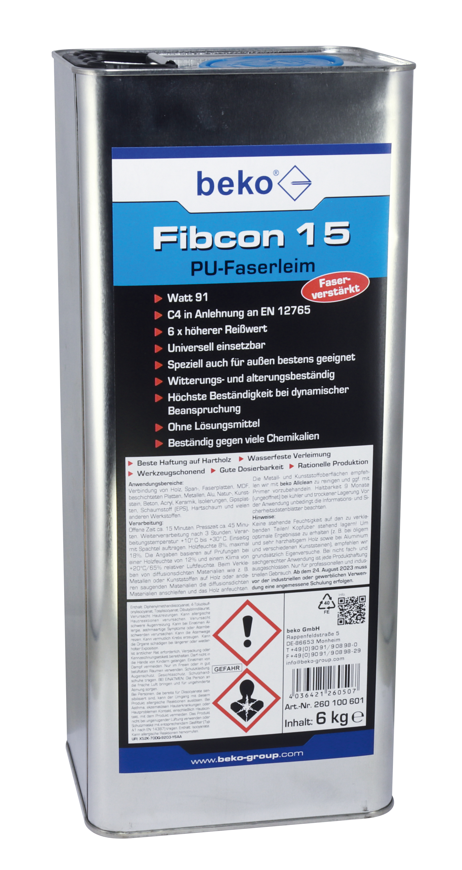 Fibcon 15 PU-Faserleim