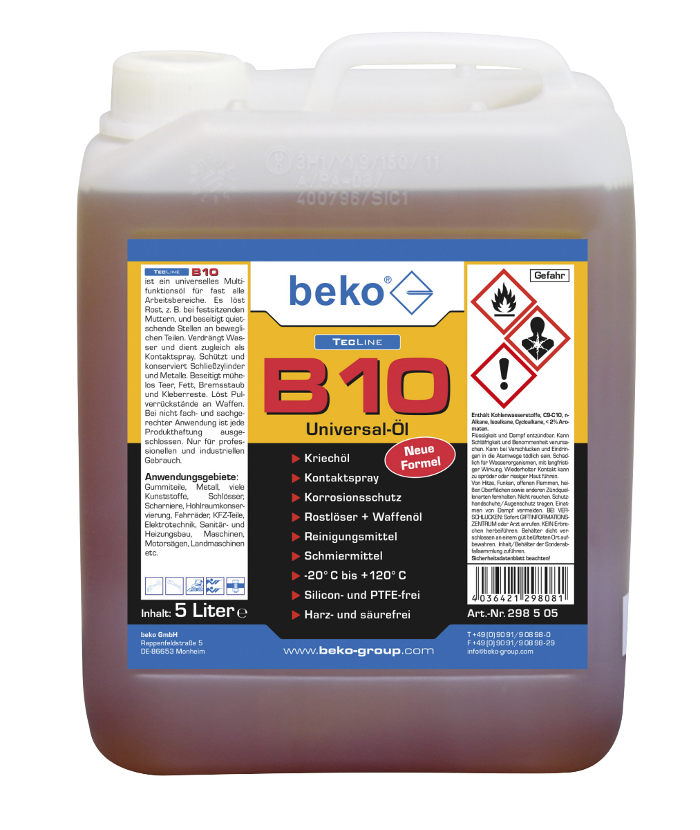 TecLine B10 Universal-Öl (GSV*)