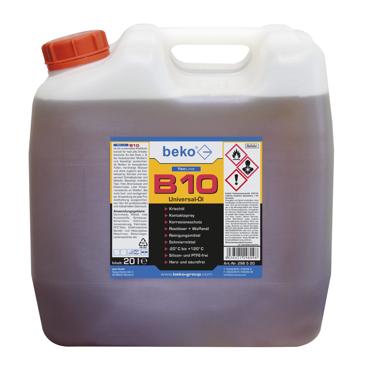 TecLine B10 Universal-Öl (GSV*)