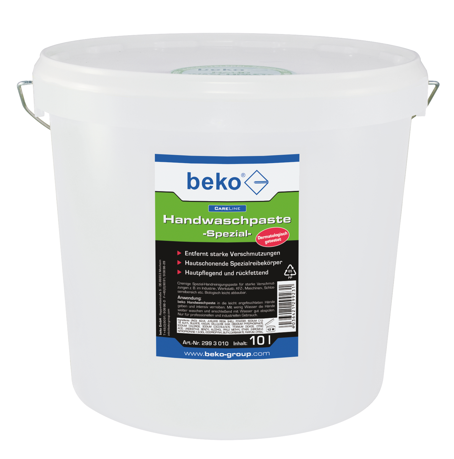 CareLine Handwaschpaste -Spezial-