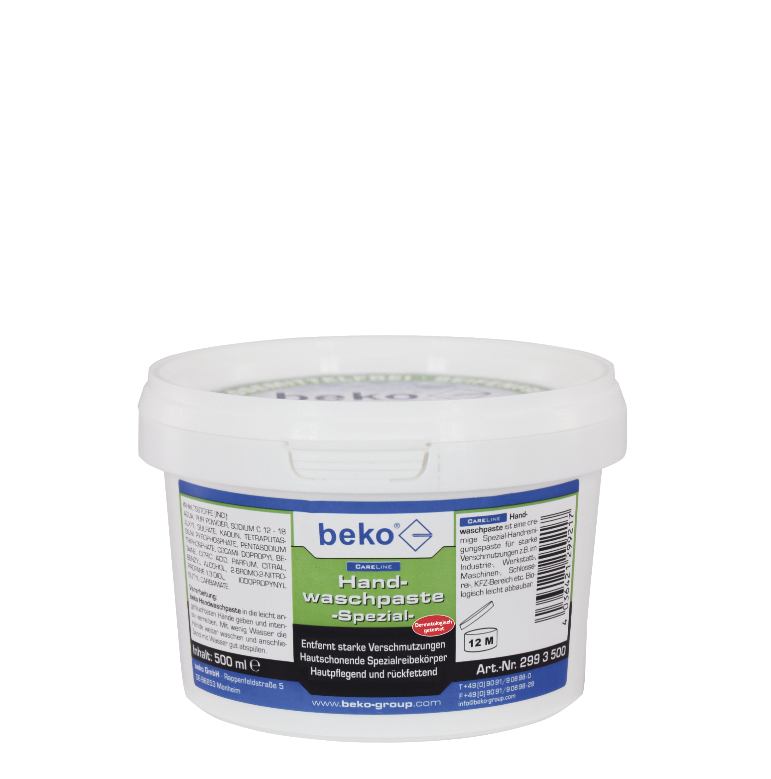 CareLine Handwaschpaste -Spezial-