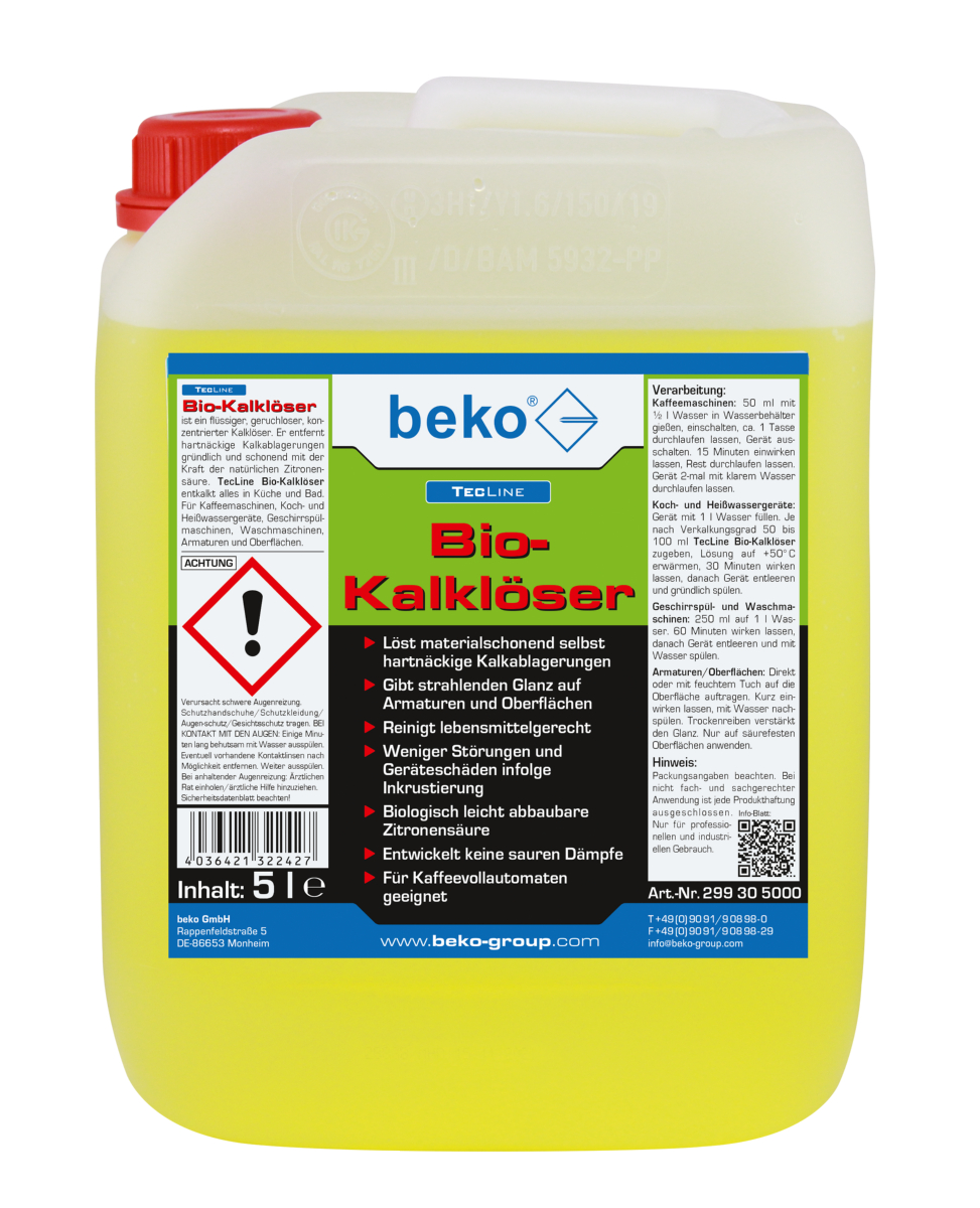 TecLine Bio-Kalklöser (GSV*)