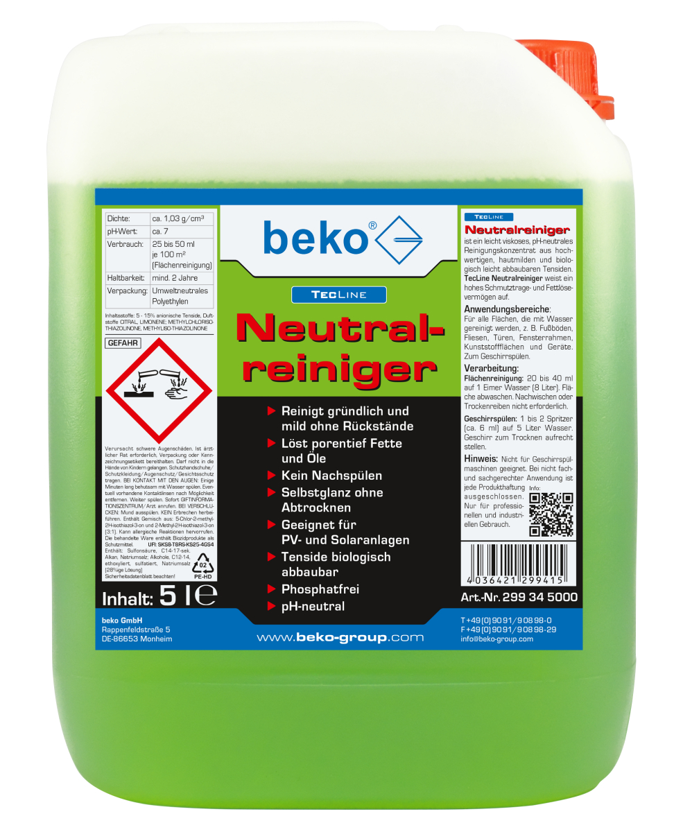 TecLine Neutralreiniger