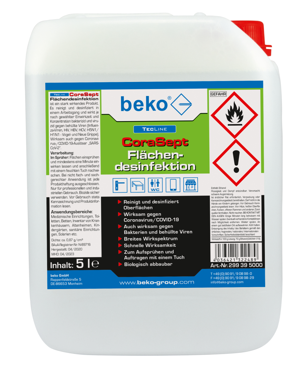 TecLine Flächendesinfektion (GSV*)