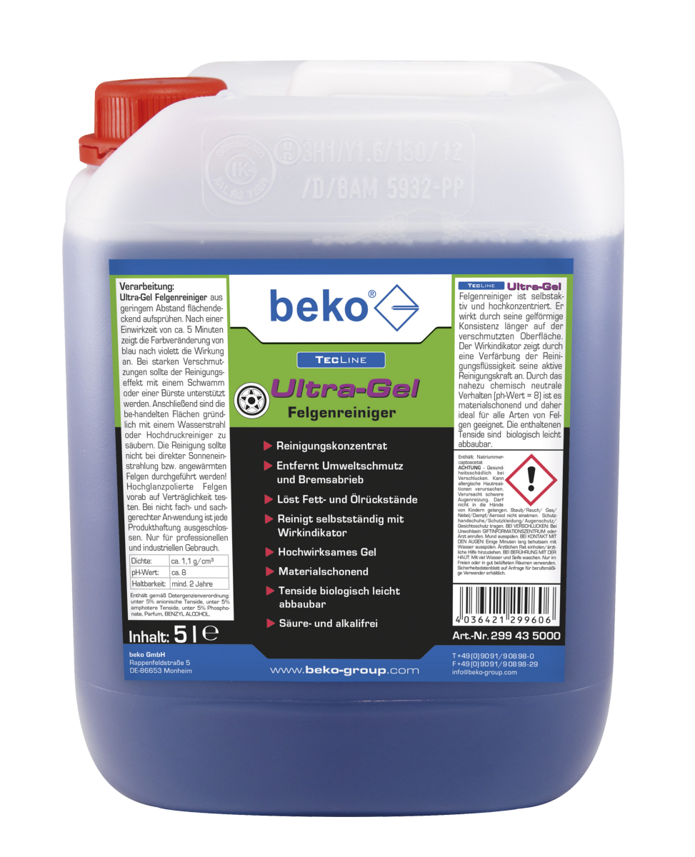 TecLine Ultra-Gel Felgenreiniger