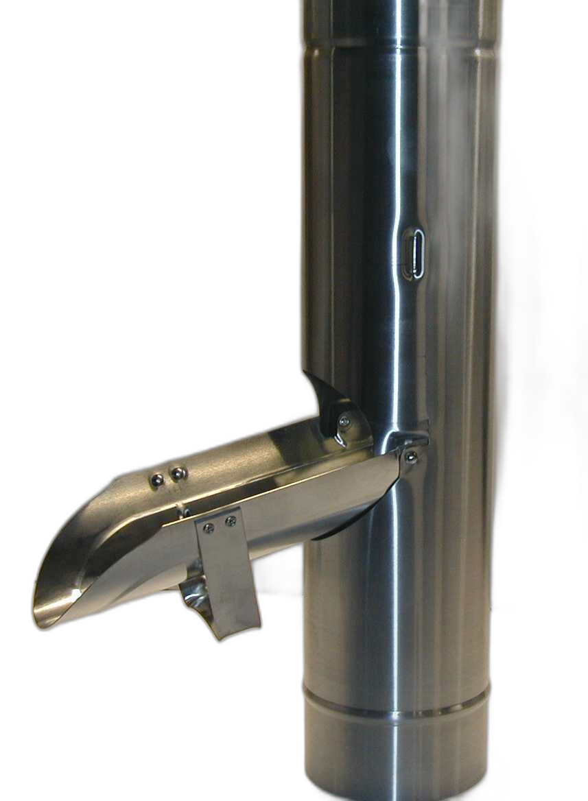 Fallrohrklappe