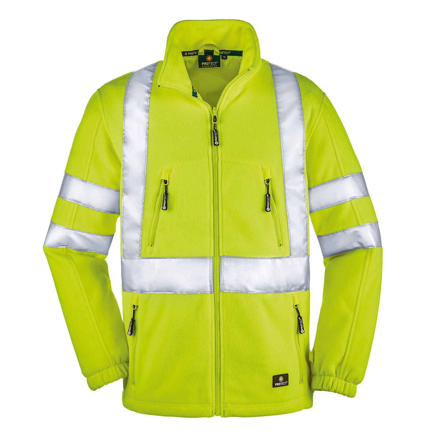 Warnschutz-Fleecejacke