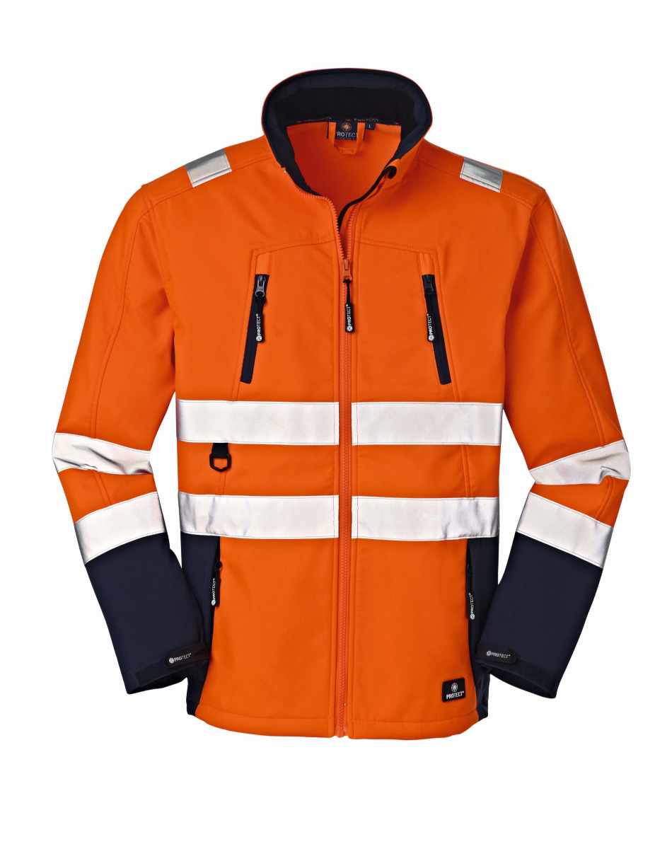 Warnschutz-Softshelljacke