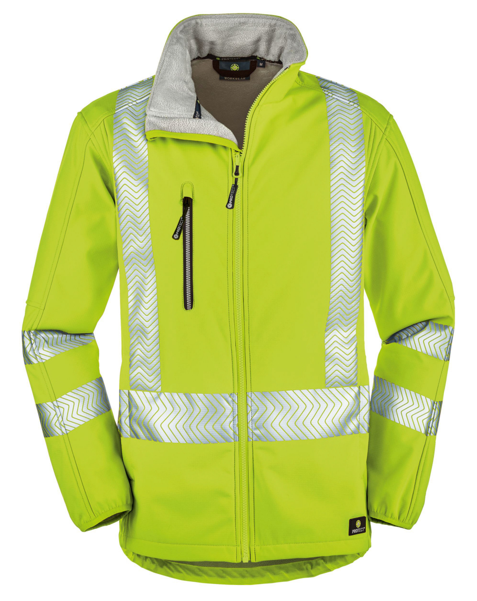 Warnschutz-Softshelljacke