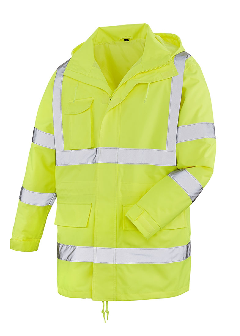 Warnschutz-Regenjacke