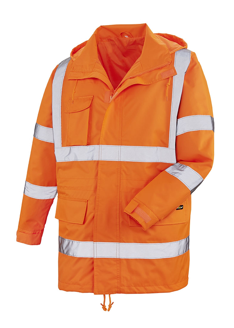 Warnschutz-Regenjacke