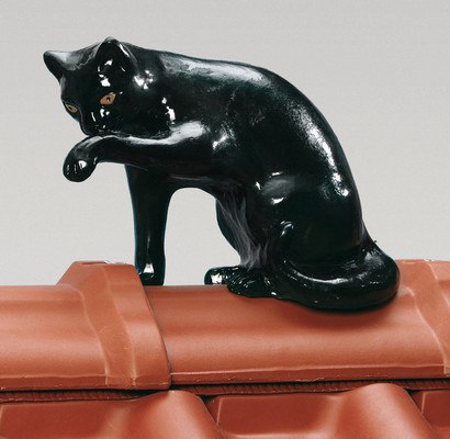 Dachschmuck Katze