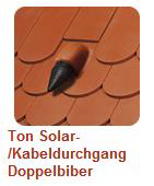 Solar-/Kabeldurchg.