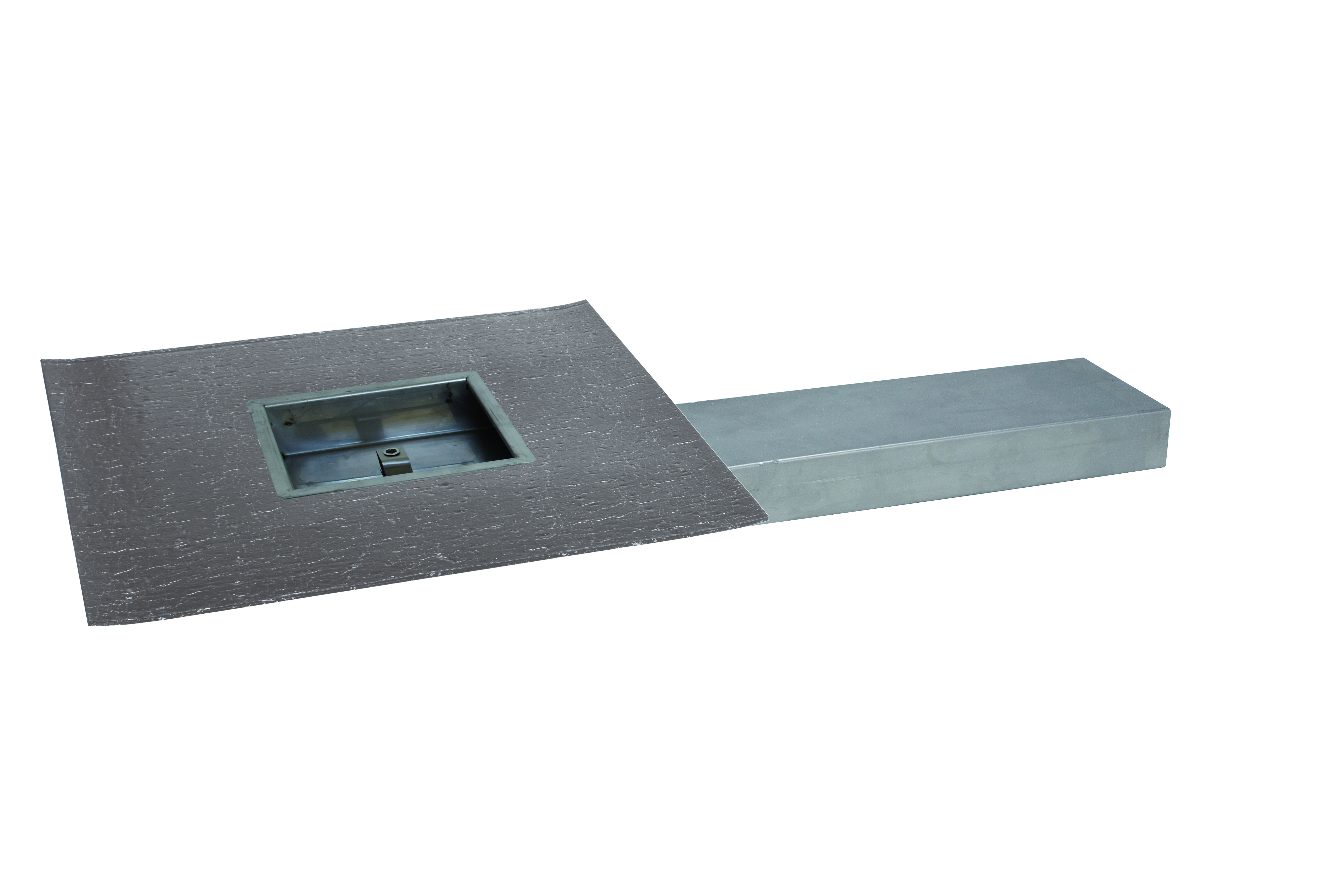 Ultima-Attikaablauf eckig VA