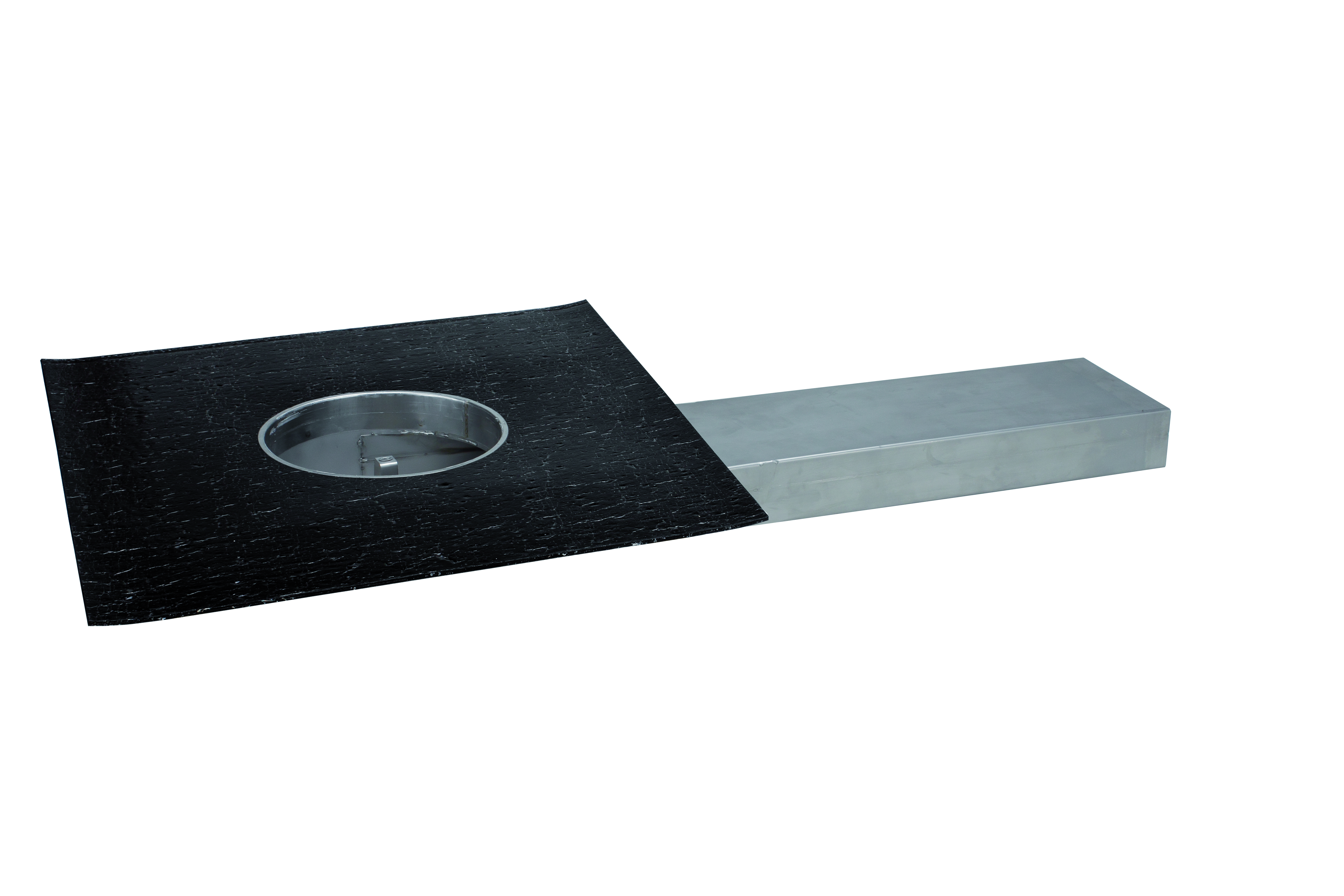 Power-Attikaablauf eckig VA