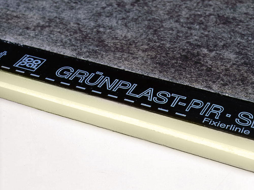 GRÜNPLAST-PIR Klappdämmbahn