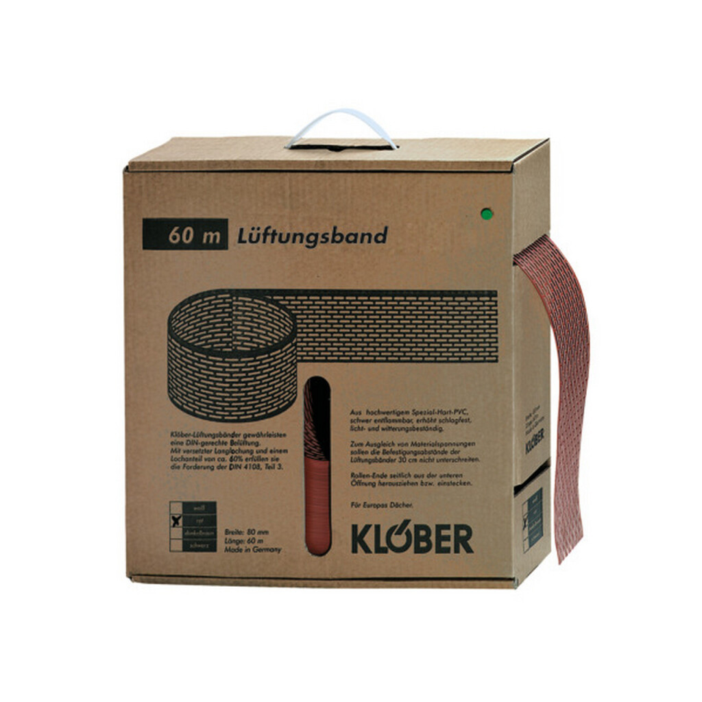 Lüftungsband Hart-PVC