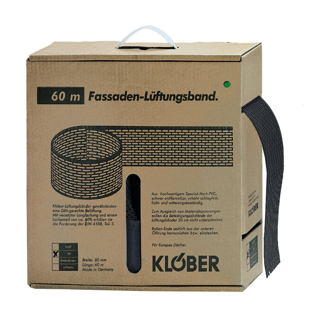Lüftungsband Hart-PVC