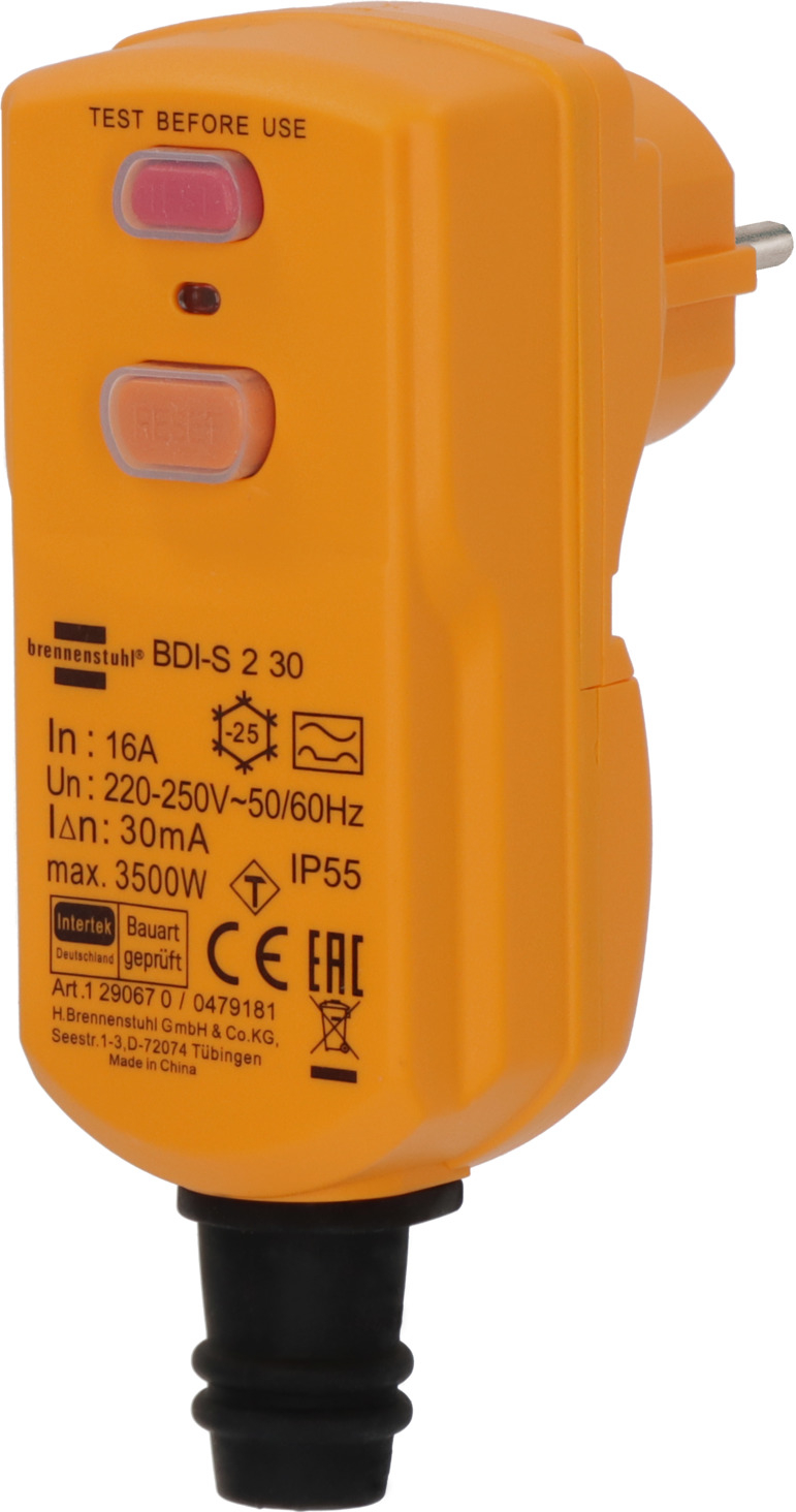 Personenschutz-Stecker