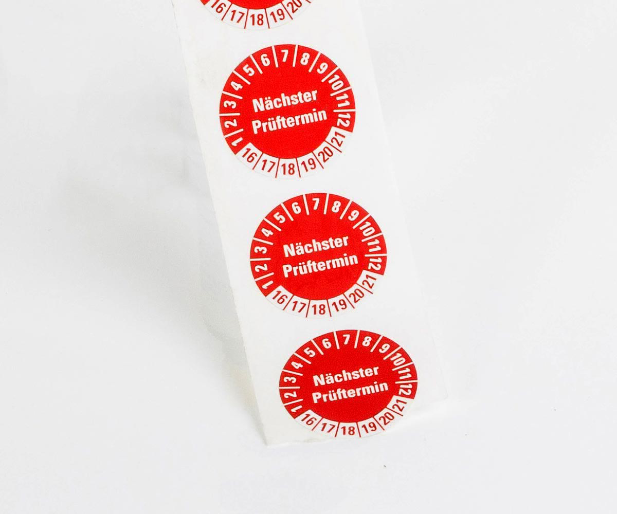 Prüfplakette