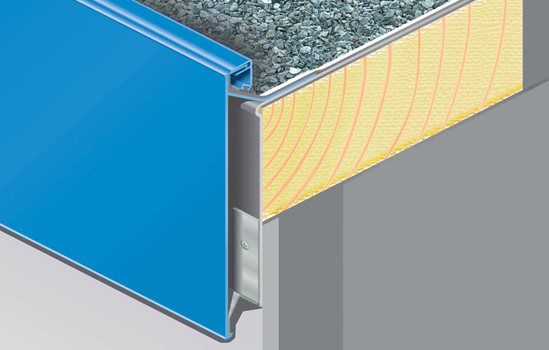 Flachdachabschluss (Blende)