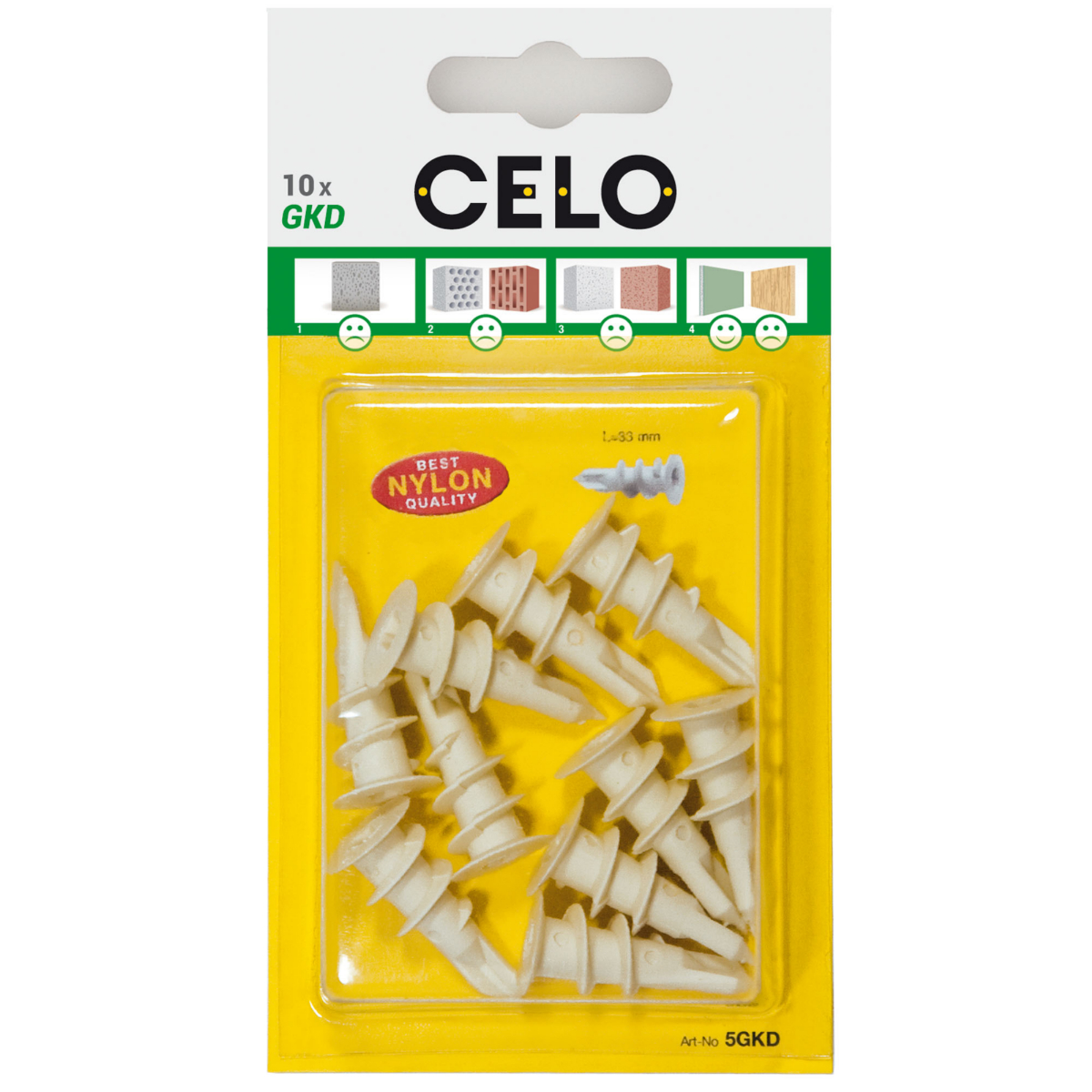 Gipskartondübel PH2