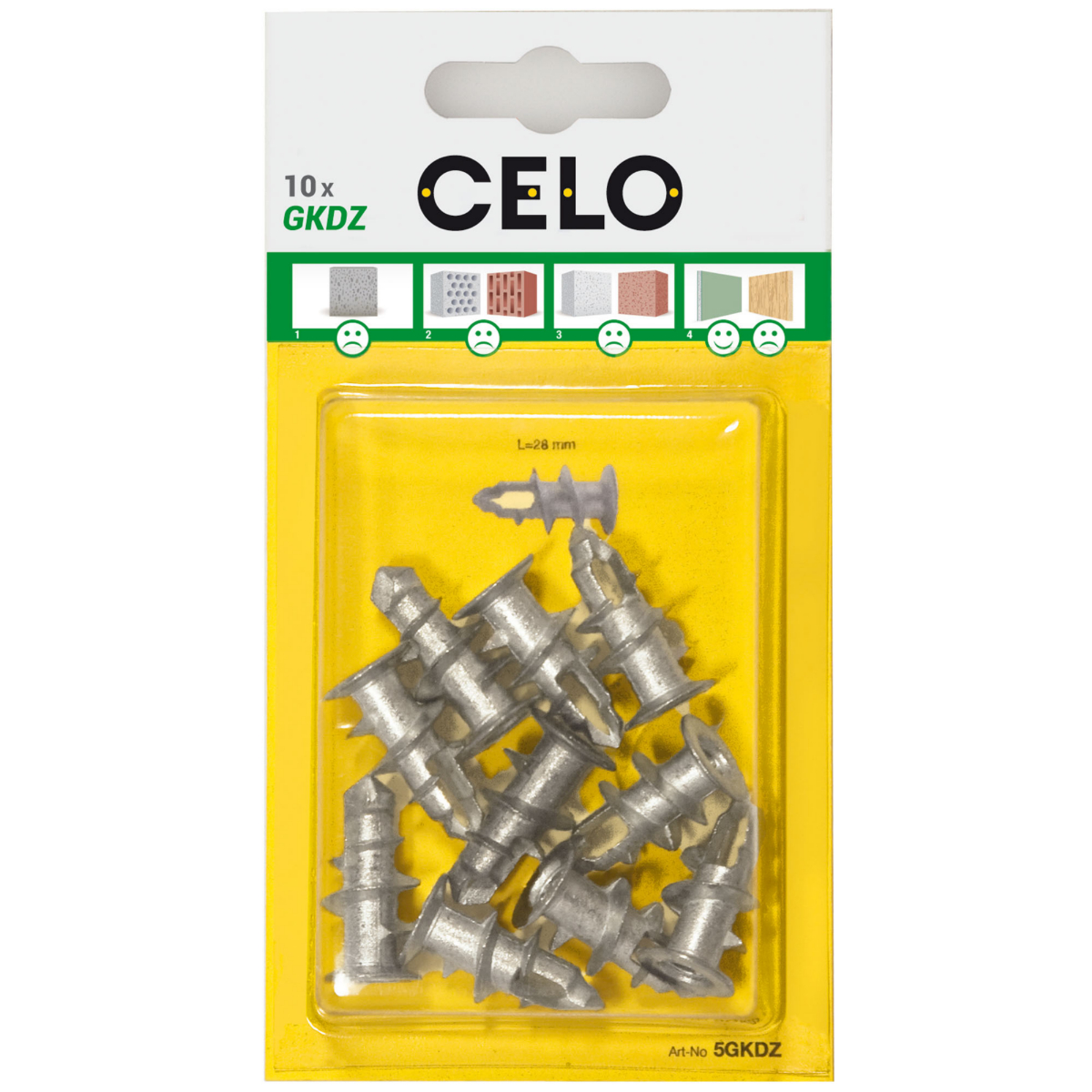 Gipskartondübel PH2