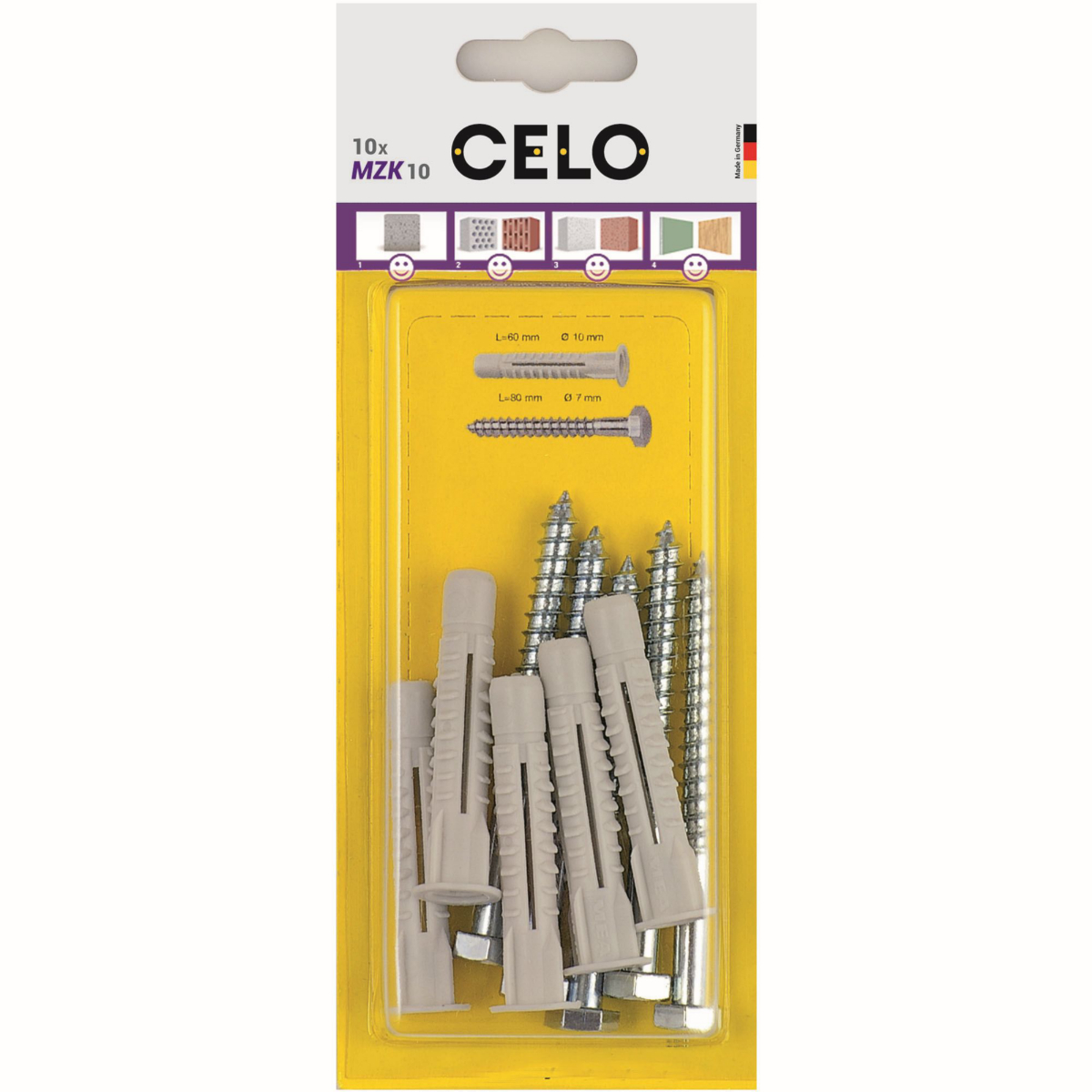 Mehrzweckdübel m. Kragen