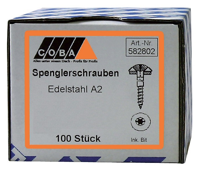 Spenglerschraube V2A Torx