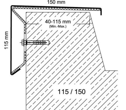 Flachdachabschl.-Profil