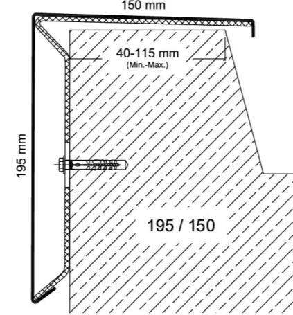 Flachdachabschl.-Profil